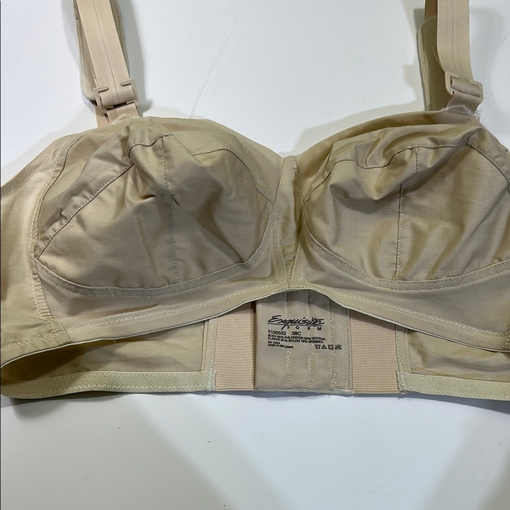 Cream T-Shirt Bra with Molded Cups and Adjustable Straps - Picture 2 of 16